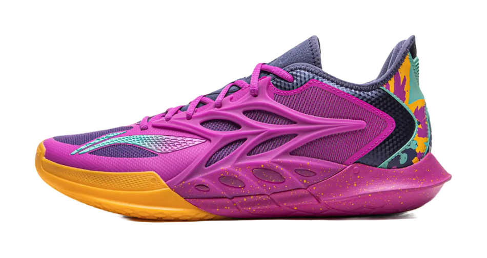LiNing Speed 12 Jungle POP - Purple Basketball Shoes for Men 