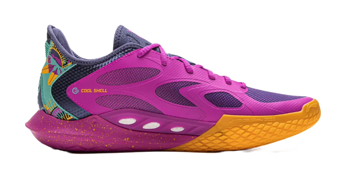 LiNing Speed 12 Jungle POP - Purple Basketball Shoes for Men 
