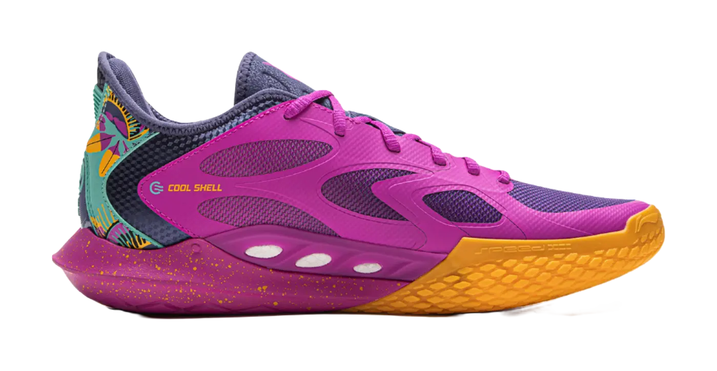 LiNing Speed 12 Jungle POP - Purple Basketball Shoes for Men 