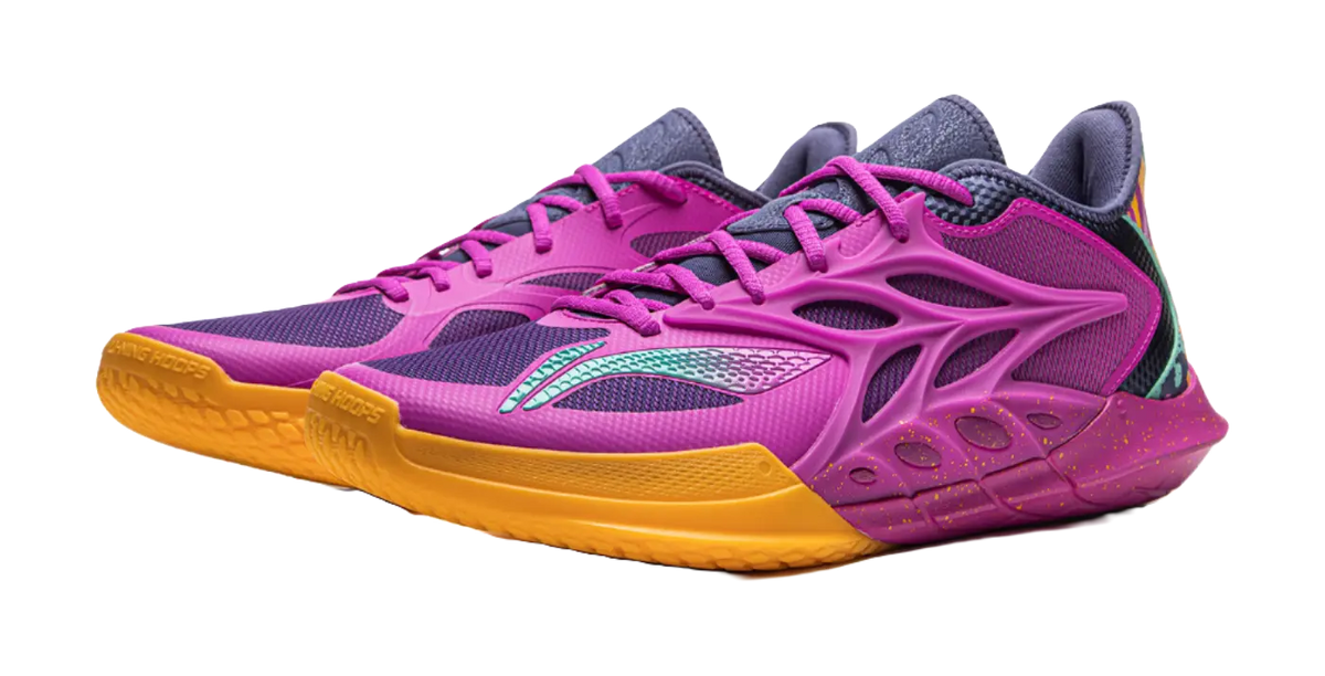 LiNing Speed 12 Jungle POP - Purple Basketball Shoes for Men 
