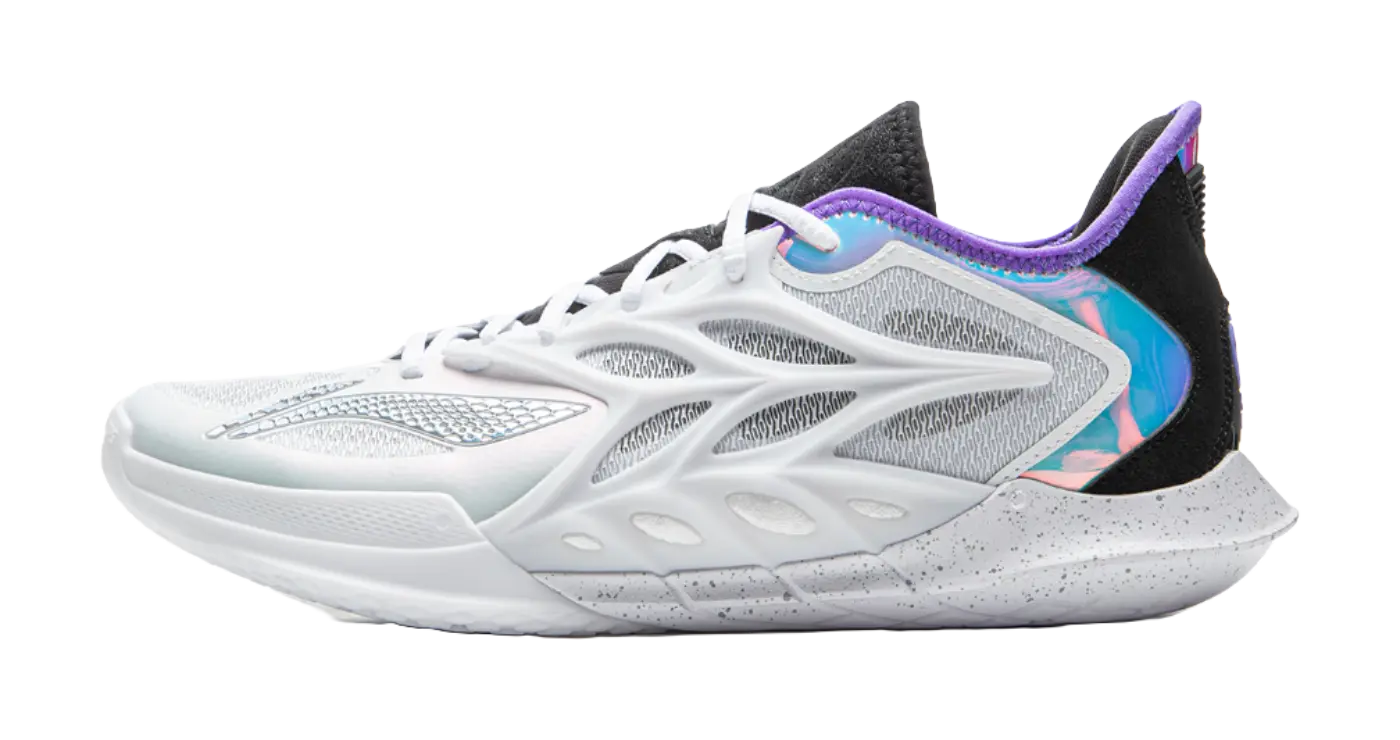 LiNing Speed 12 Tempered - White Basketball Shoes for Men 