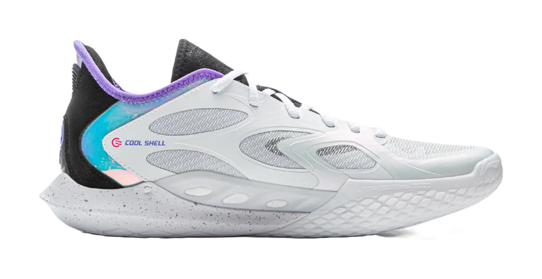 LiNing Speed 12 Tempered - White Basketball Shoes for Men 