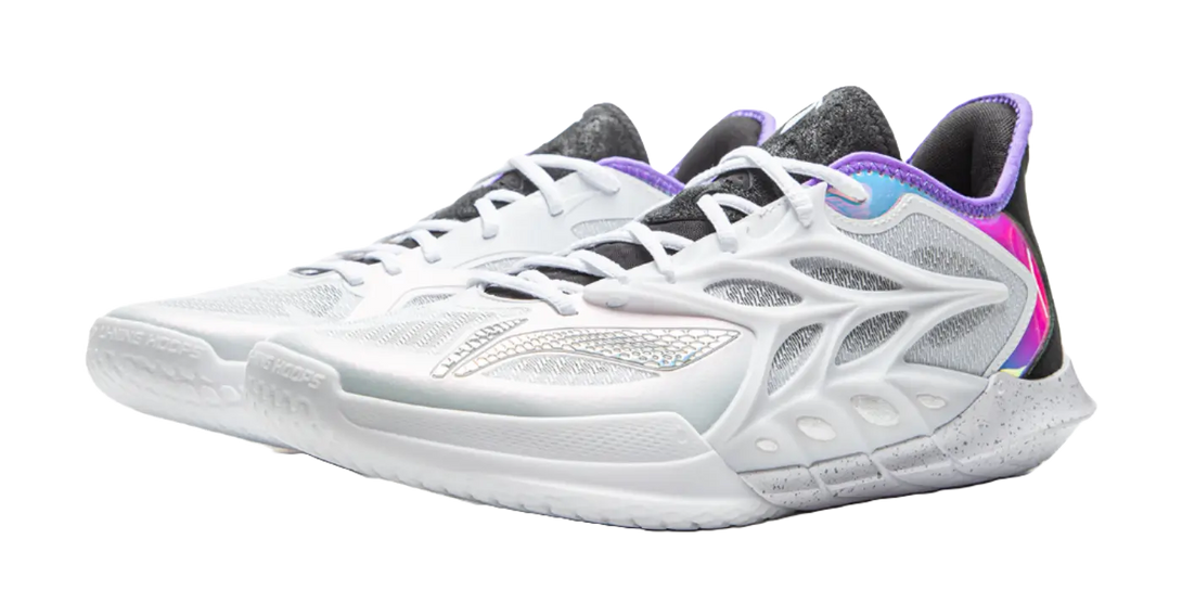 LiNing Speed 12 Tempered - White Basketball Shoes for Men 