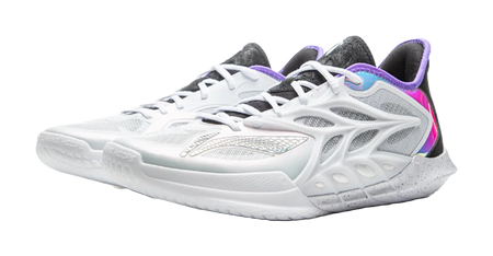 LiNing Speed 12 Tempered - White Basketball Shoes for Men 