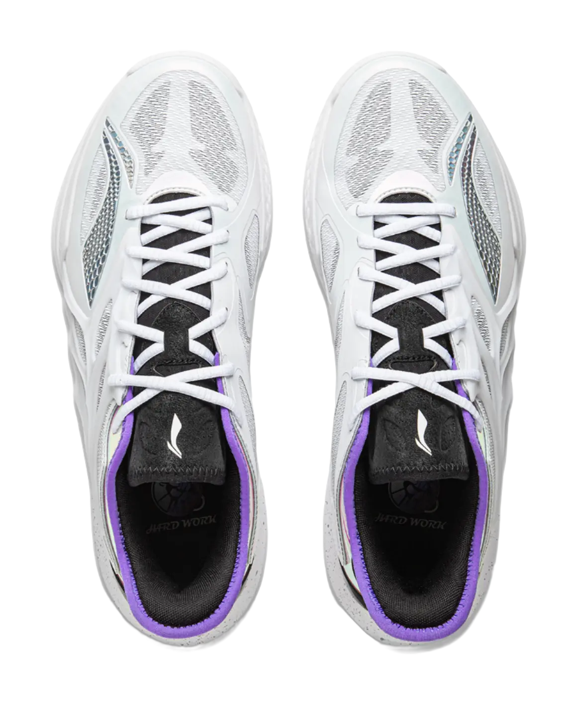 LiNing Speed 12 Tempered - White Basketball Shoes for Men 