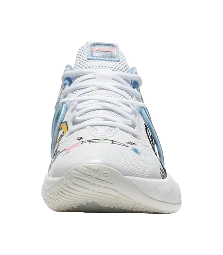 LiNing Speed 8 - Basketball Shoes Mens White Blue 