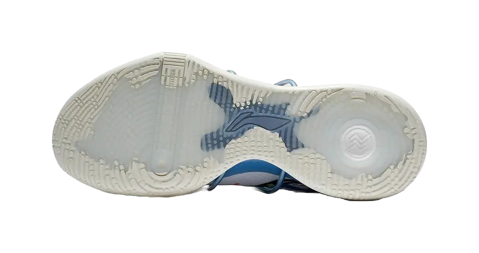 LiNing Speed 8 - Basketball Shoes Mens White Blue 