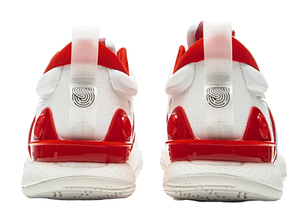 LiNing Speed 8 Premium Cushioning Anti-Slip And Wear-Resistant Low-Top Light Foam/ Basketball Shoes Men White Red 