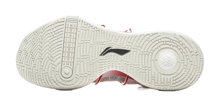 LiNing Speed 8 Premium Cushioning Anti-Slip And Wear-Resistant Low-Top Light Foam/ Basketball Shoes Men White Red 