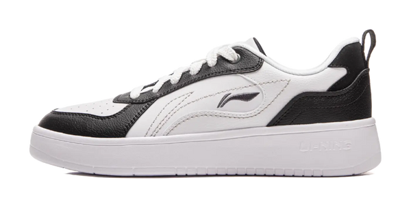 LiNing Spike Years Anti Slip Wear Resistant Low Top Skateboard Shoes Men's White Black 