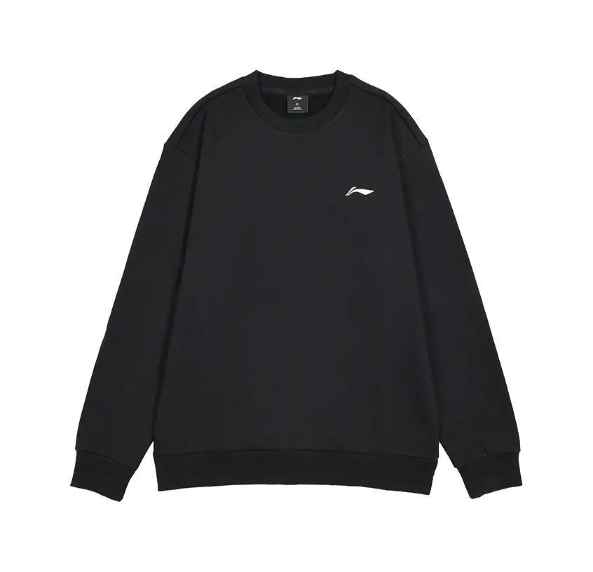 LiNing Sports Fashion Collection Sweatshirt Fall Mens Black  vjsneaker.com