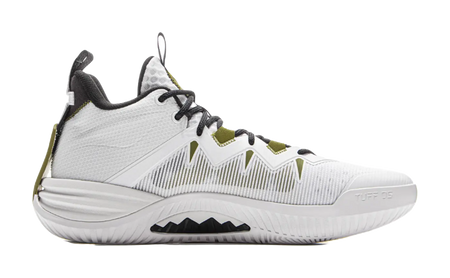 LiNing Storm 10 Cushioning Slip Resistant Breathable Rebound Low Top Basketball Shoes Mens White  vjsneaker.com