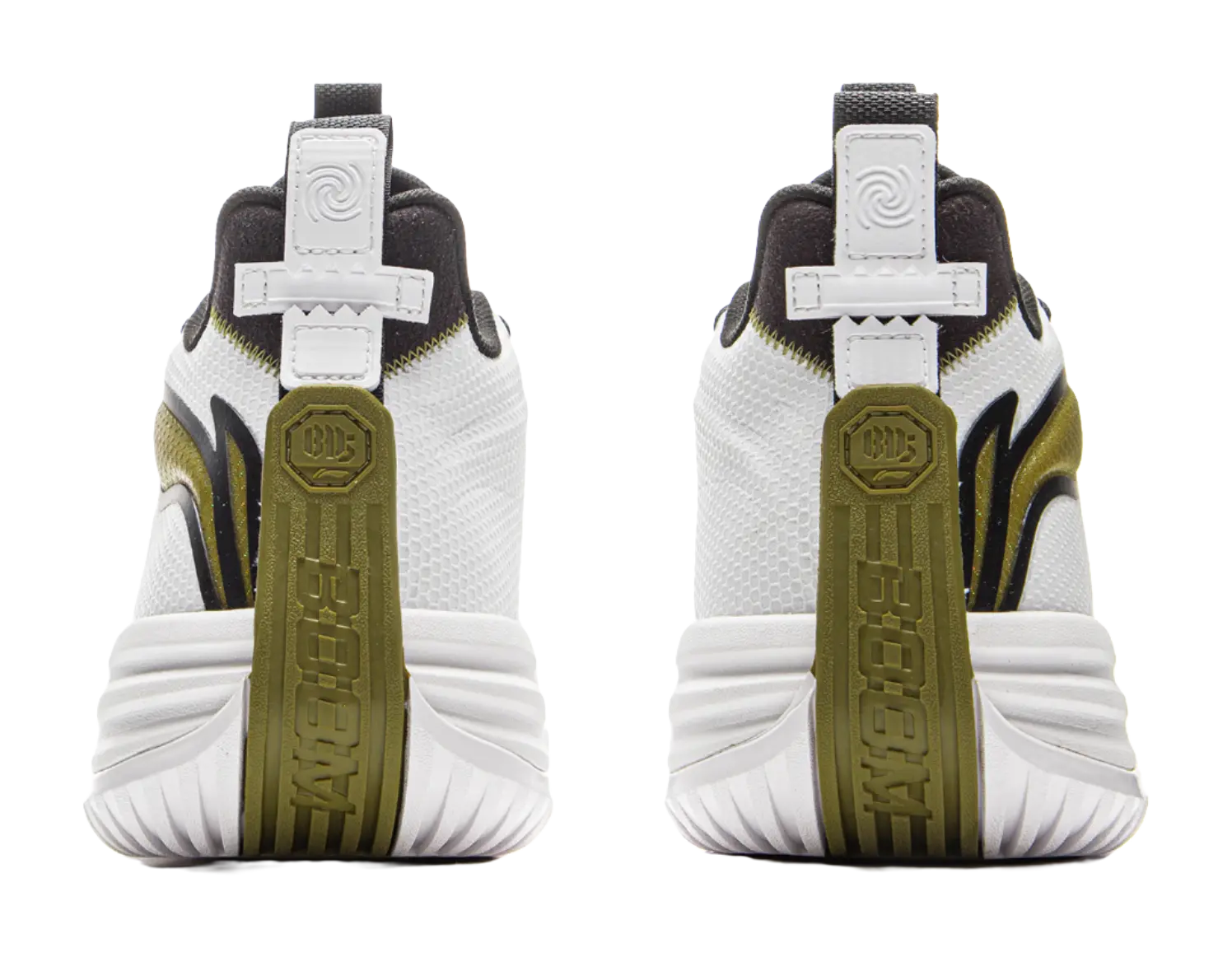 LiNing Storm 10 Cushioning Slip Resistant Breathable Rebound Low Top Basketball Shoes Mens White  vjsneaker.com