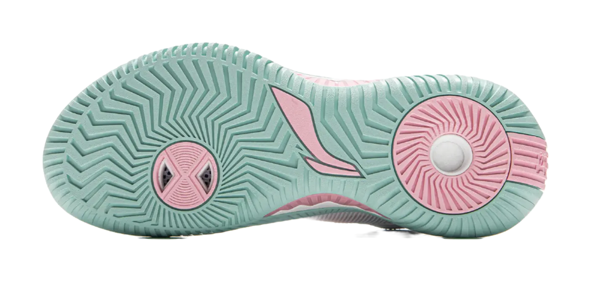 LiNing Storm 10 Cushioning Slip Resistant Breathable Rebound Low Top Basketball Shoes Mens White Green  vjsneaker.com