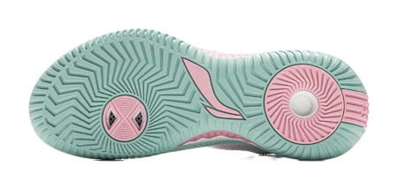 LiNing Storm 10 Cushioning Slip Resistant Breathable Rebound Low Top Basketball Shoes Mens White Green  vjsneaker.com