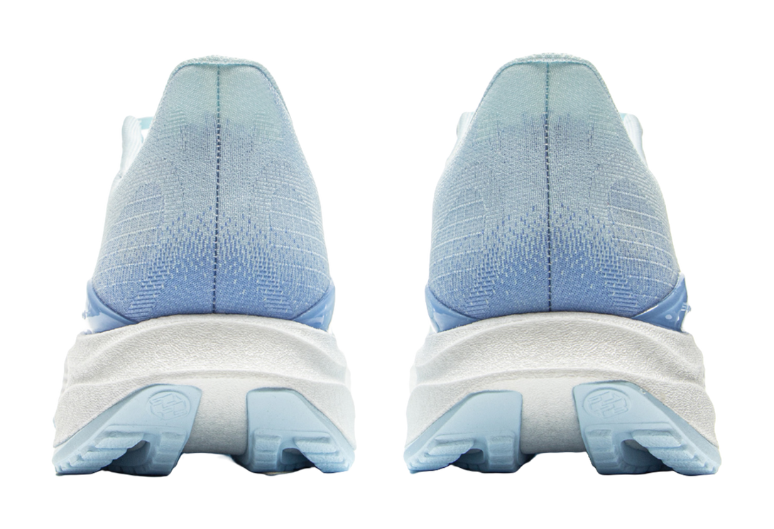 LiNing Super-Light 22 Cushioned Slip-Resistant Low-Top Casual Running Shoes Men's Light Blue 