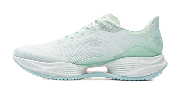 LiNing Super-Light 22 Cushioning Wear-Resistant Low-Top Sprint Running Shoes Women's White 