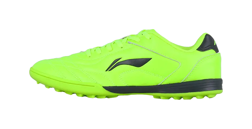 LiNing TF Broken Studs Slip-Resistant Cushioning Wear-Resistant Low-Top Kids Soccer Shoes Neon Green Kids  vjsneaker.com