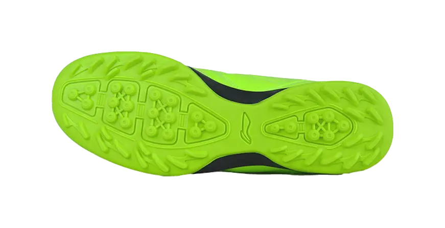 LiNing TF Broken Studs Slip-Resistant Cushioning Wear-Resistant Low-Top Kids Soccer Shoes Neon Green Kids  vjsneaker.com