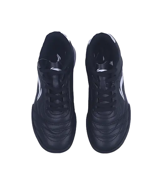 LiNing TF Broken Studs Slip-Resistant Cushioning Wear-Resistant Low-Top Soccer Shoes Black White Kids  vjsneaker.com