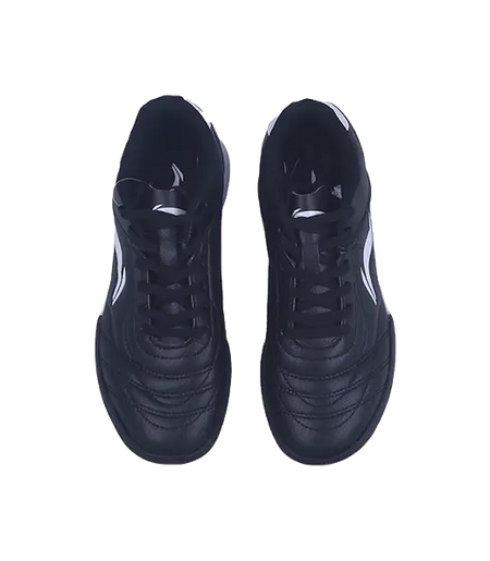 LiNing TF Broken Studs Slip-Resistant Cushioning Wear-Resistant Low-Top Soccer Shoes Black White Kids  vjsneaker.com