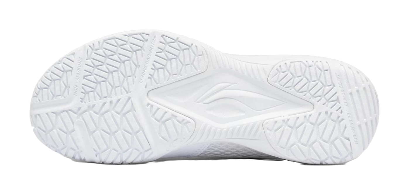 LiNing Thunder LITE Slip Resistant Abrasion Resistant Low top Badminton Shoes Unisex White 