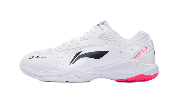 LiNing Thunder Training Slip Resistant And Abrasion Resistant Coverage Support Low top Badminton Shoes Unisex White 
