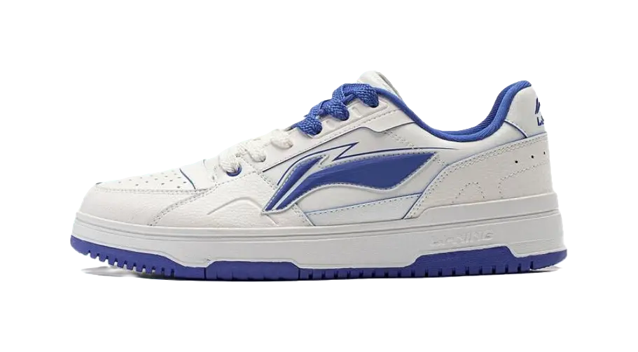 LiNing Tianji 2.0 Slip Resistant, Abrasion Resistant, Lightweight Low top Skateboard Shoes Men's Blue White 