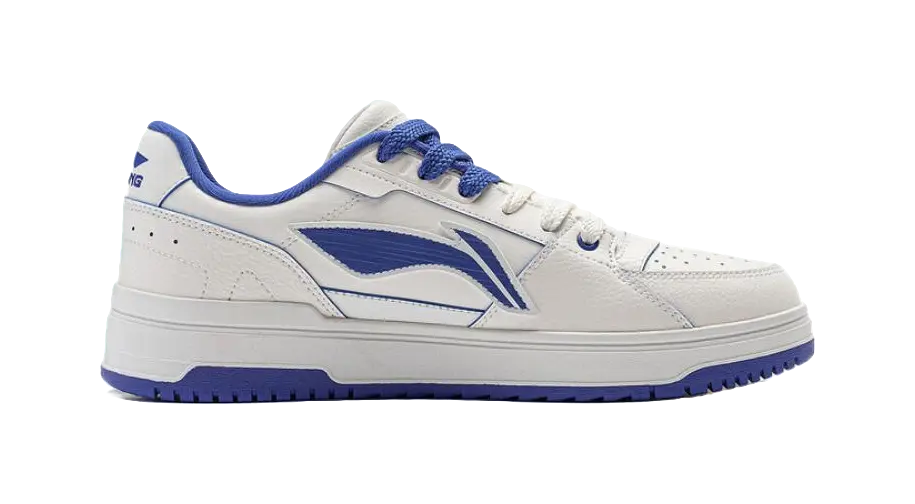 LiNing Tianji 2.0 Slip Resistant, Abrasion Resistant, Lightweight Low top Skateboard Shoes Men's Blue White 