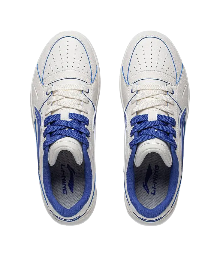 LiNing Tianji 2.0 Slip Resistant, Abrasion Resistant, Lightweight Low top Skateboard Shoes Men's Blue White 