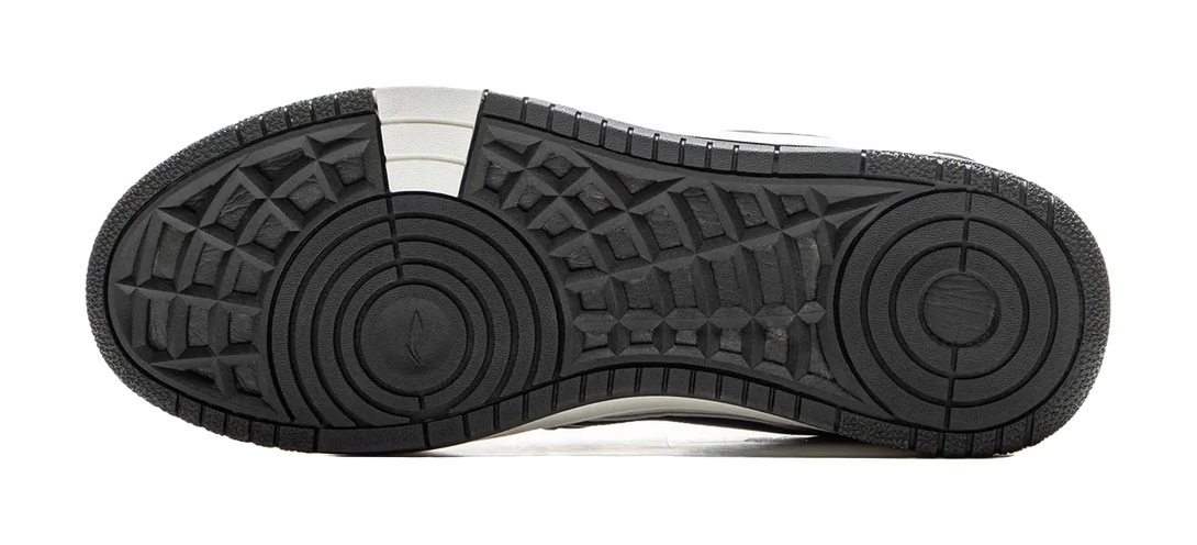 LiNing Tianji SOFT HI Slip Resistant Abrasion Resistant Mid top Skateboard Shoes Men's White Gray Black 