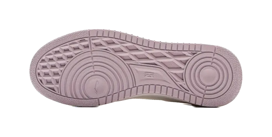 LiNing Tianji Slip Resistant Cushioning Abrasion Resistant Lightweight Low Top Skateboard Shoes Women's White Purple 