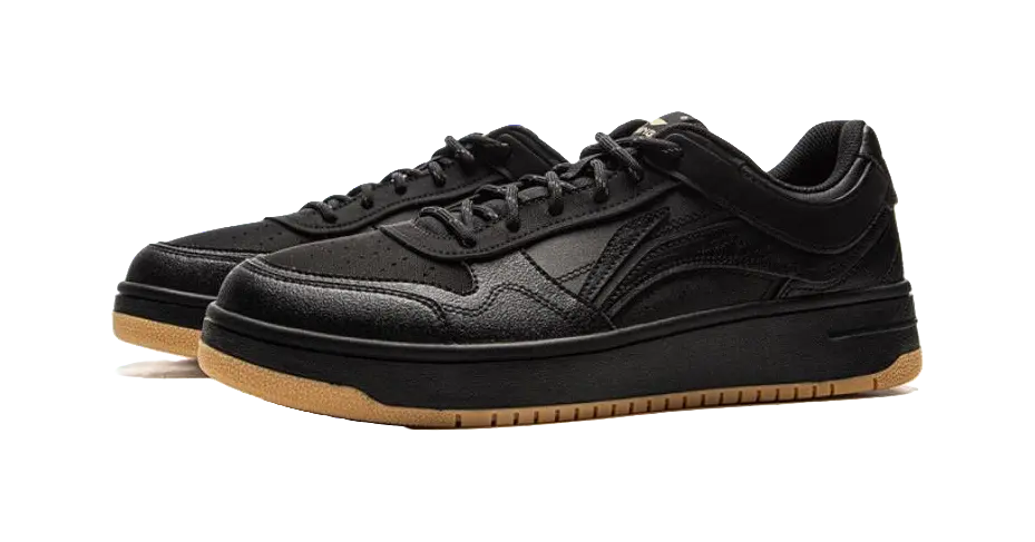 LiNing Tianji Slip-Resistant Cushioning Wear-Resistant Lightweight Low-Top Skateboard Shoes Men's Black 