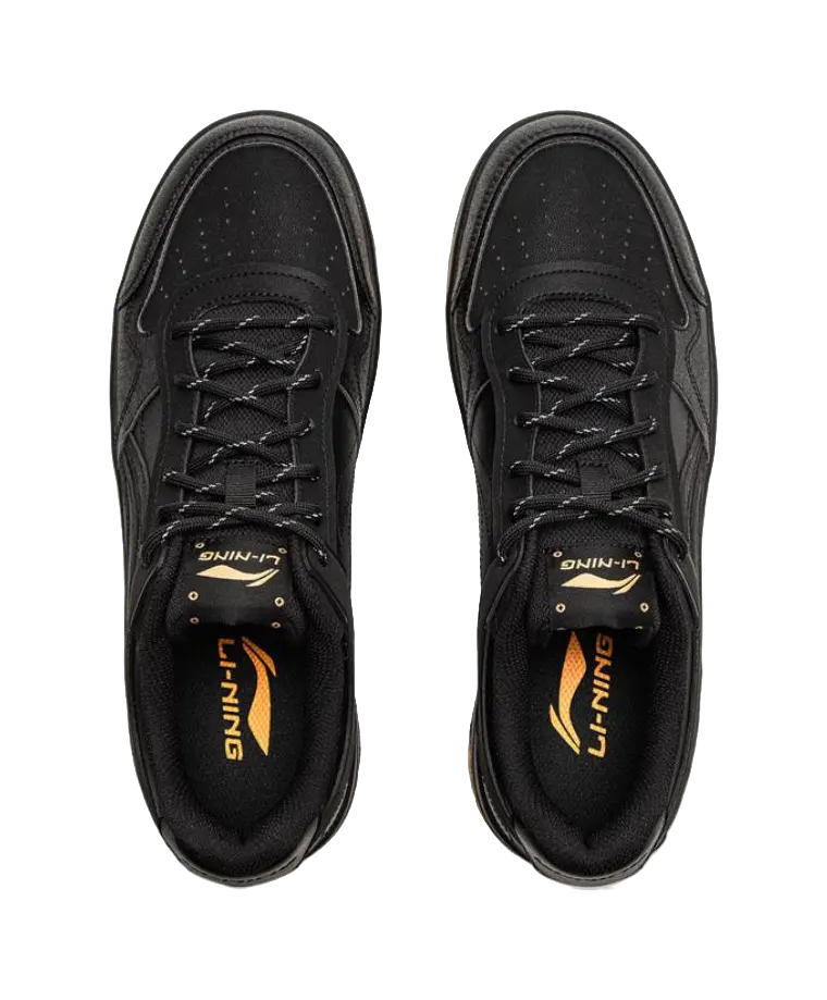 LiNing Tianji Slip-Resistant Cushioning Wear-Resistant Lightweight Low-Top Skateboard Shoes Men's Black 