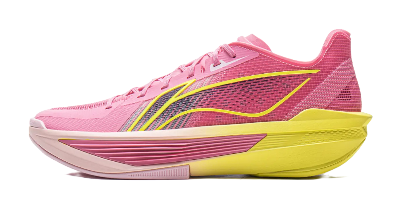 LiNing ULTRALIGHT Cushioning, Slip Resistant, Abrasion Resistant, Rebound Grip Low Top Basketball Shoes Mens Pink  vjsneaker.com