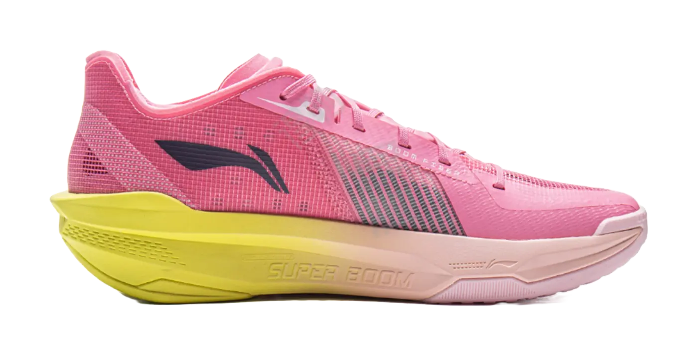 LiNing ULTRALIGHT Cushioning, Slip Resistant, Abrasion Resistant, Rebound Grip Low Top Basketball Shoes Mens Pink  vjsneaker.com