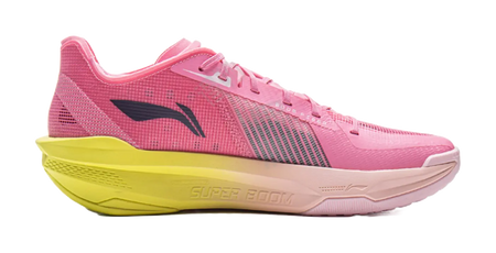 LiNing ULTRALIGHT Cushioning, Slip Resistant, Abrasion Resistant, Rebound Grip Low Top Basketball Shoes Mens Pink  vjsneaker.com