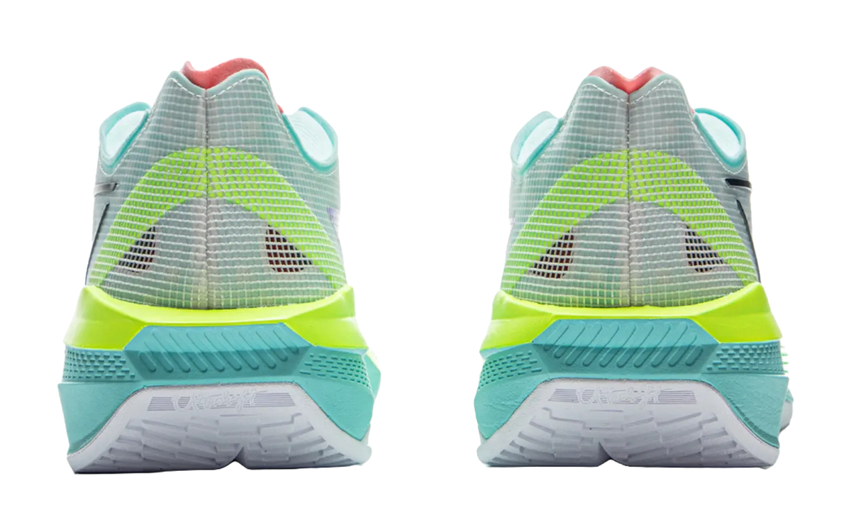 LiNing Ultra Light Cushioned Slip-Resistant Lightweight Low-Top Basketball Shoes Mens White Green  vjsneaker.com