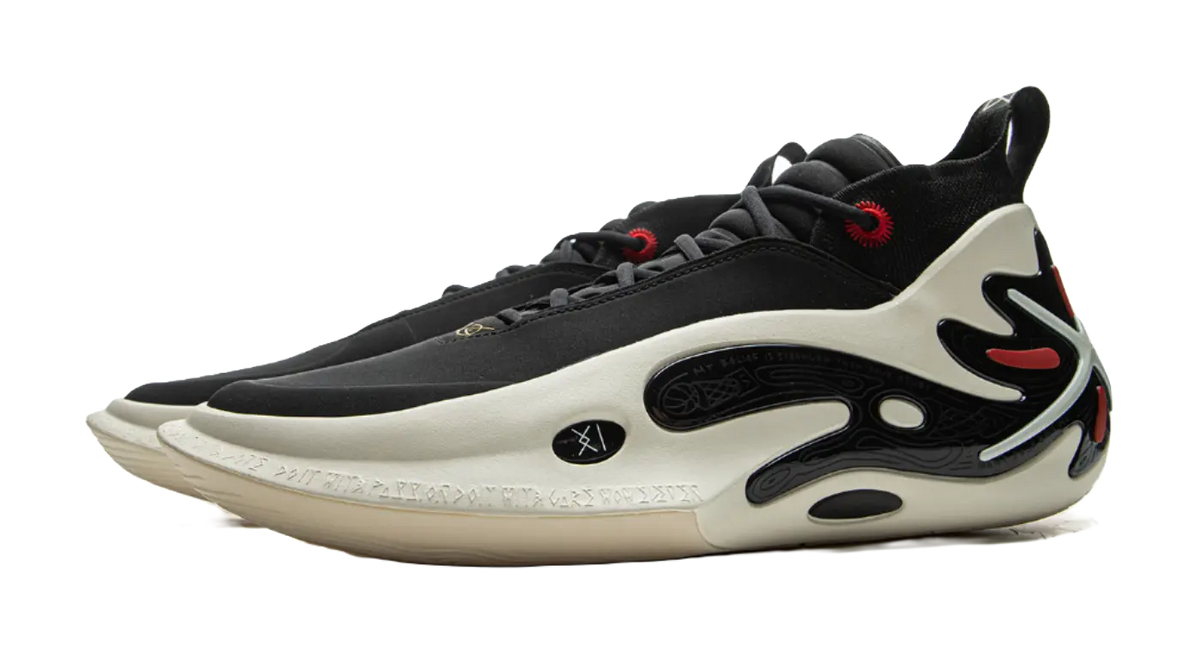 LiNing WOW 11 Way Of Wade 11 - Black White Basketball Shoes for Men 