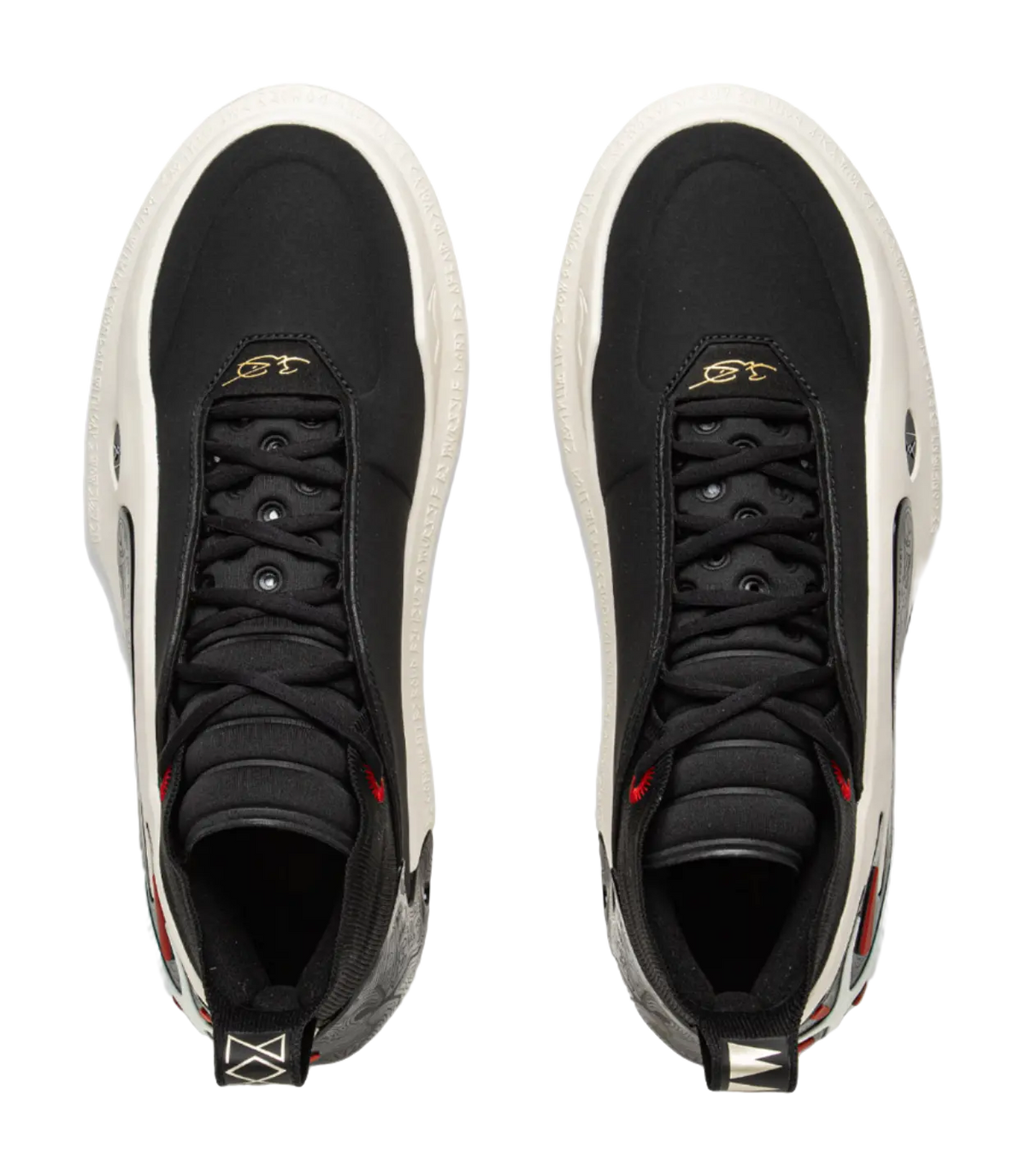 LiNing WOW 11 Way Of Wade 11 - Black White Basketball Shoes for Men 