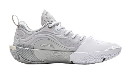 LiNing WOW 12 Way Of Wade 12 DLO - White Gray Basketball Shoes for Men 