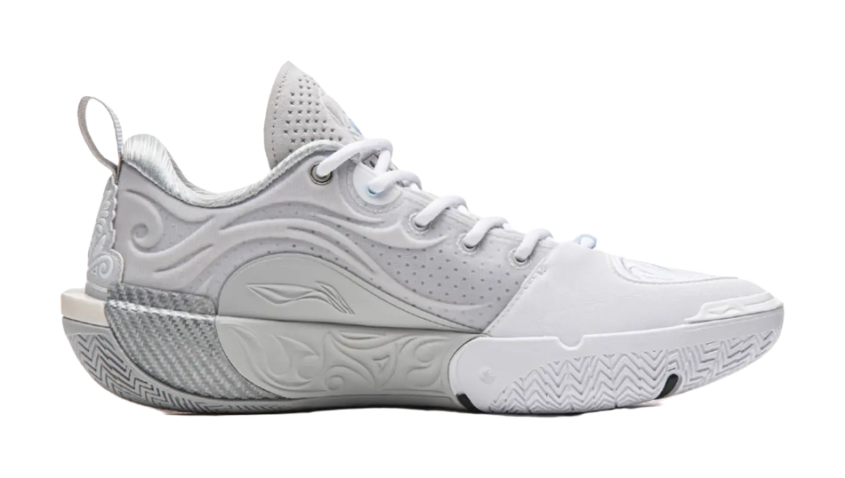 LiNing WOW 12 Way Of Wade 12 DLO - White Gray Basketball Shoes for Men 