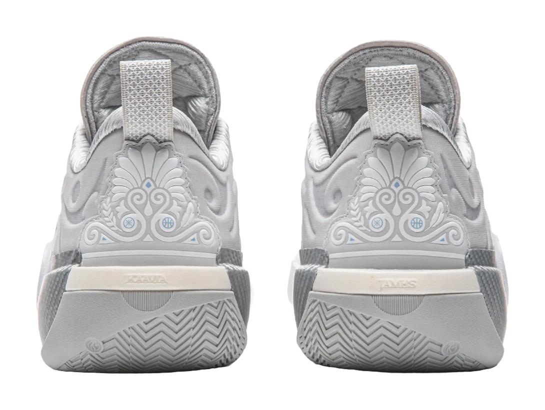 LiNing WOW 12 Way Of Wade 12 DLO - White Gray Basketball Shoes for Men 