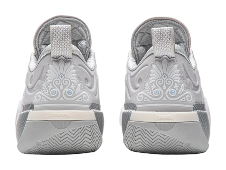 LiNing WOW 12 Way Of Wade 12 DLO - White Gray Basketball Shoes for Men 