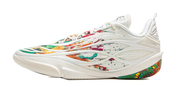 LiNing Wade 808 5Ultra V2 Fireworks - Champagne White Basketball Shoes for Men 