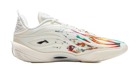 LiNing Wade 808 5Ultra V2 Fireworks - Champagne White Basketball Shoes for Men 