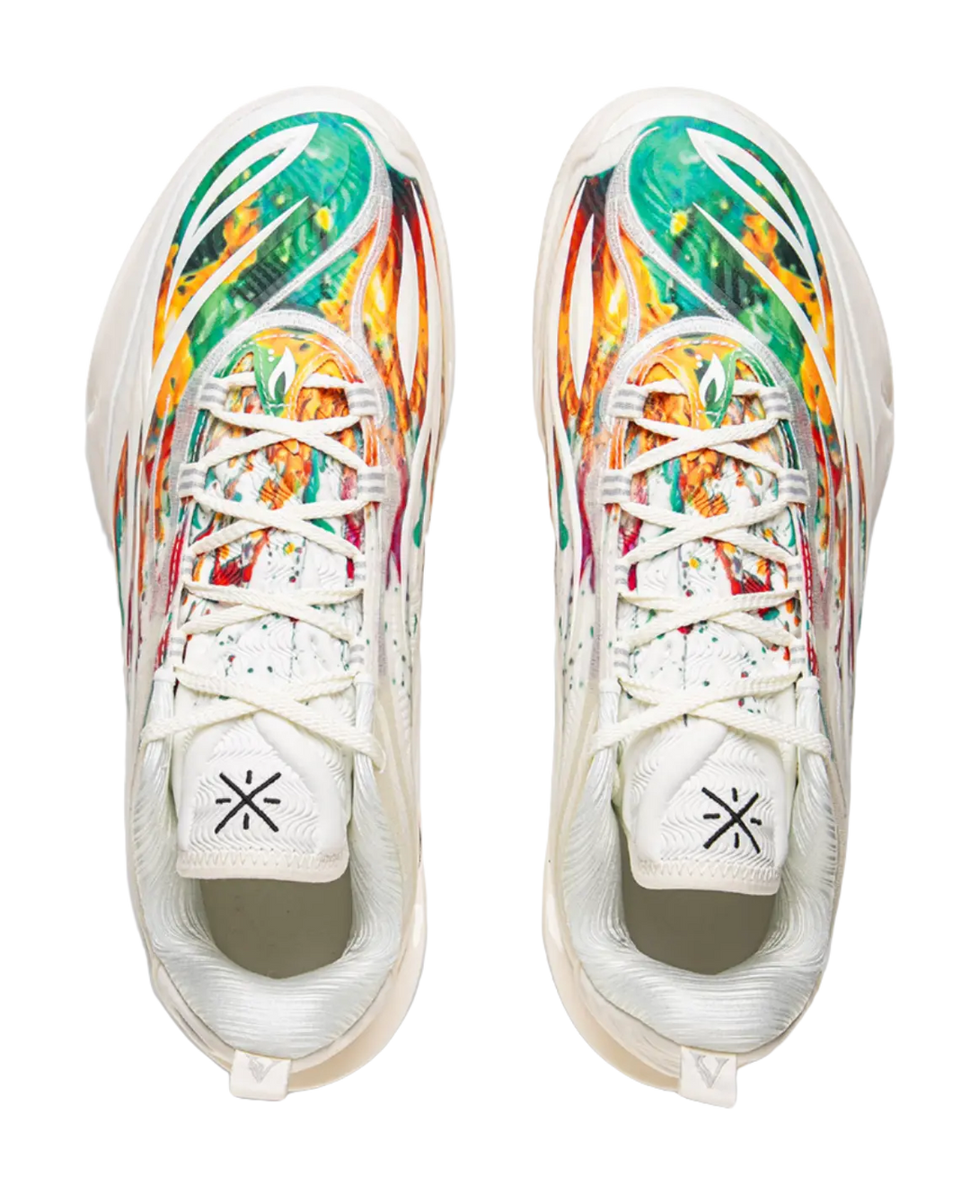LiNing Wade 808 5Ultra V2 Fireworks - Champagne White Basketball Shoes for Men 