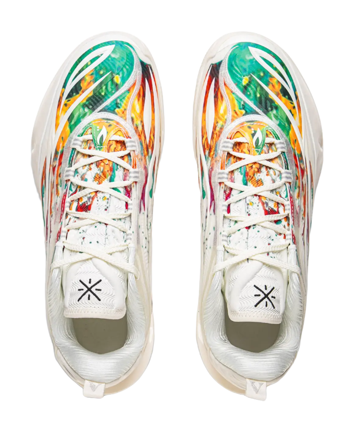 LiNing Wade 808 5Ultra V2 Fireworks - Champagne White Basketball Shoes for Men 