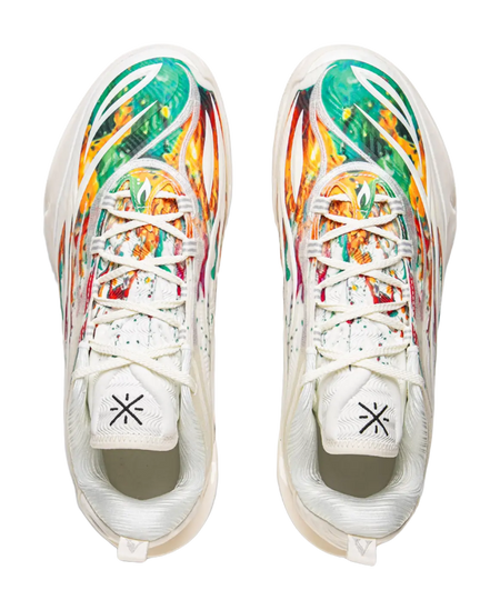 LiNing Wade 808 5Ultra V2 Fireworks - Champagne White Basketball Shoes for Men 
