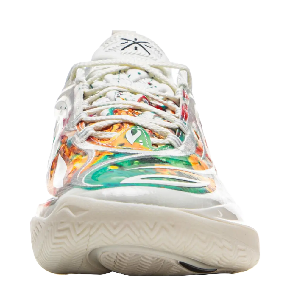 LiNing Wade 808 5Ultra V2 Fireworks - Champagne White Basketball Shoes for Men 